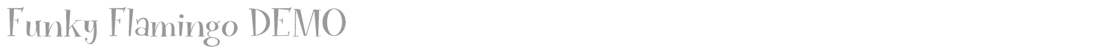 Funky Flamingo font preview